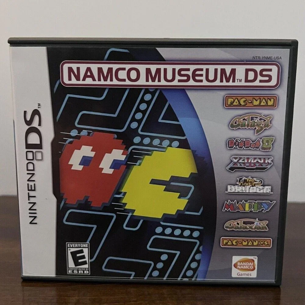 Namco Museum DS (Nintendo DS, 2007) Video Game, Case, NO Manual Classic Arcade